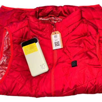 Gilet Chauffant rouge taille S